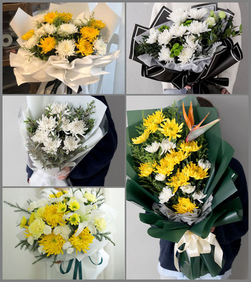 河北邯郸广平县南韩村乡白事花束代送